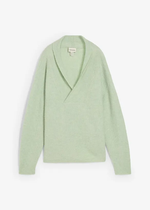 Maglione in misto alpaca caldo, bonprix
