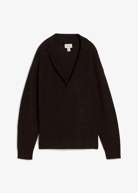 Maglione in misto alpaca caldo, bonprix