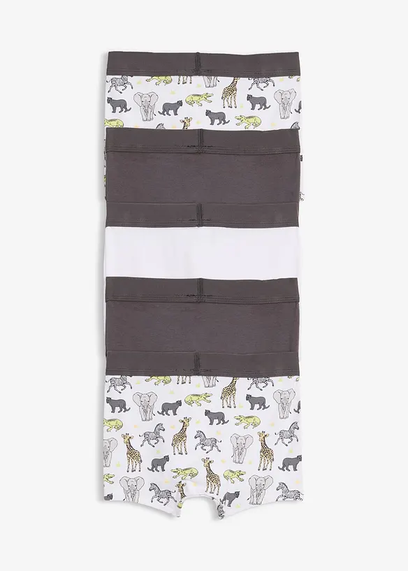 Boxer aderenti con cotone biologico morbido (pacco da 5), bonprix