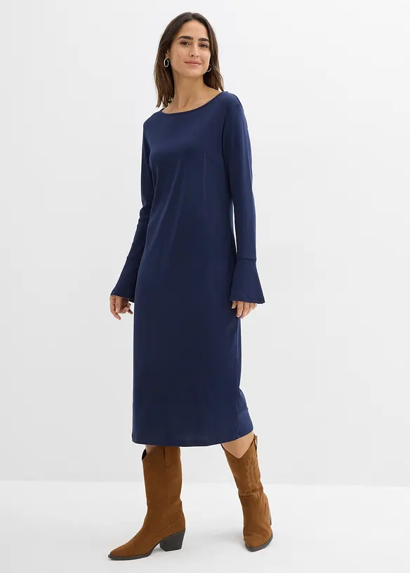 Abito in maglina di puro cotone, bonprix