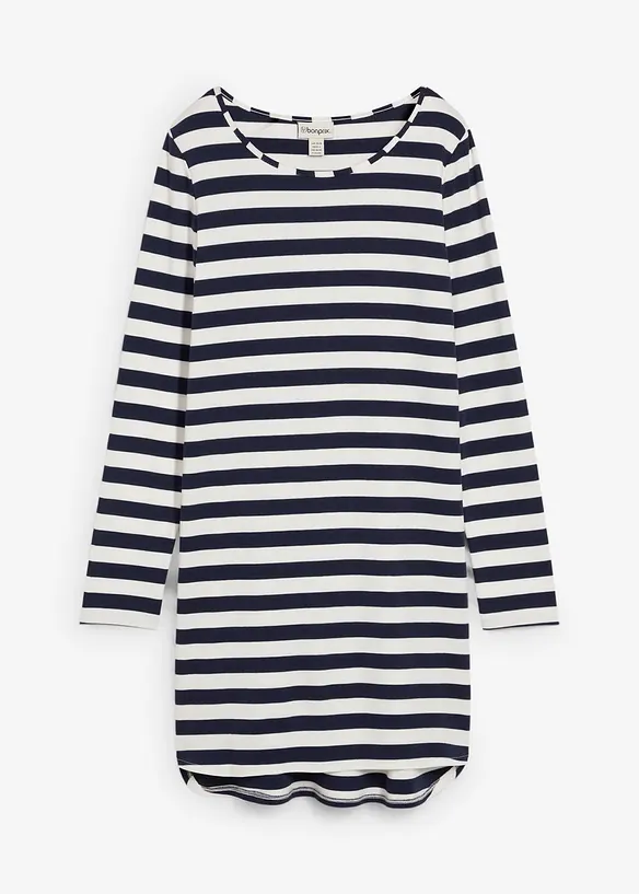 Abito asimmetrico in puro cotone pesante, bonprix