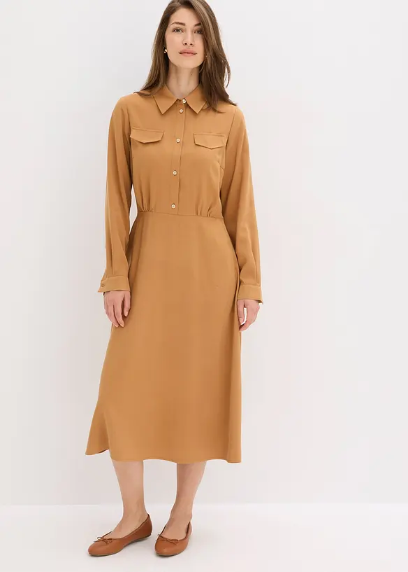 Abito con colletto da camicia, bonprix