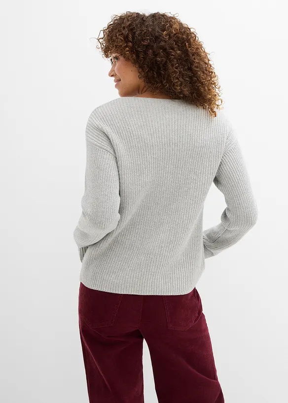 Cardigan con fiocchi, bonprix