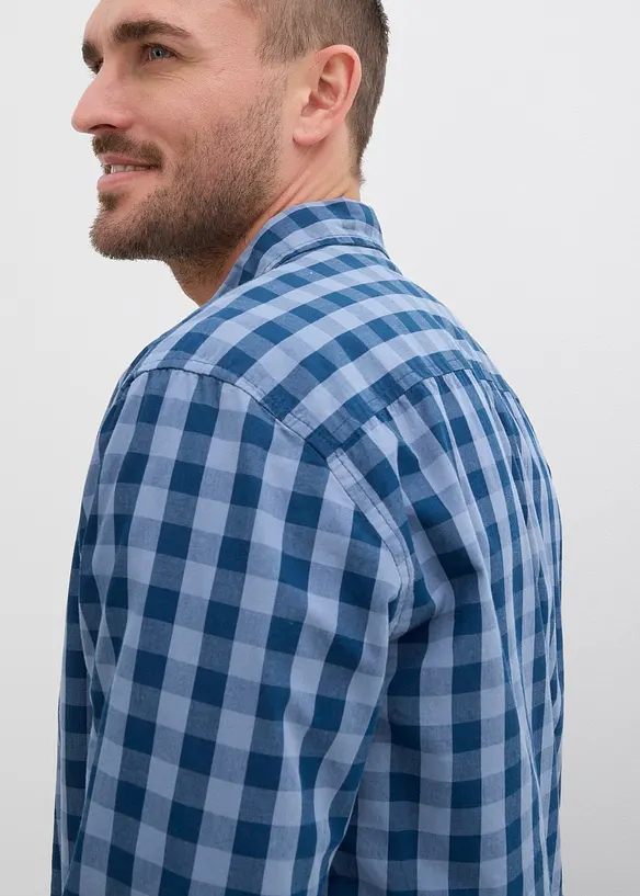 Camicia a maniche lunghe in puro cotone biologico, bonprix
