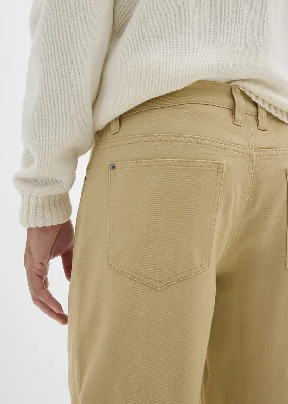Pantaloni in twill con fascia comoda in vita, straight, bonprix