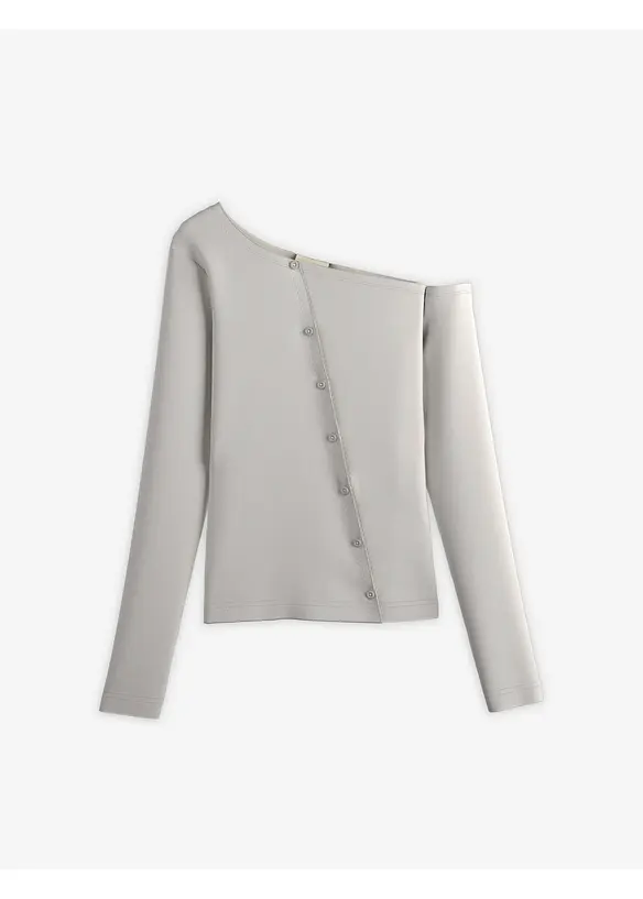 Maglia a costine a maniche lunghe, bonprix
