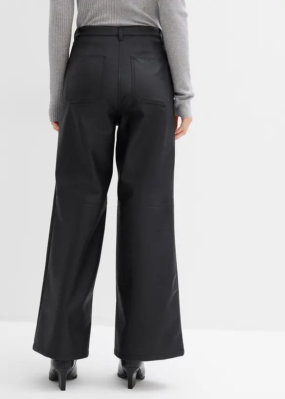 Pantaloni in similpelle, bonprix