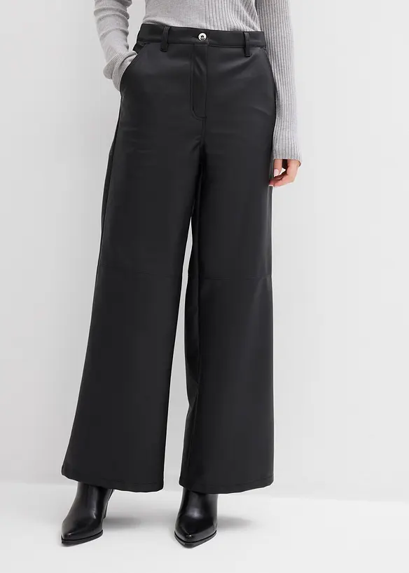 Pantaloni in similpelle, bonprix