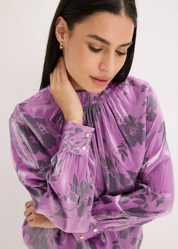 Tunica di satin con viscosa, bonprix