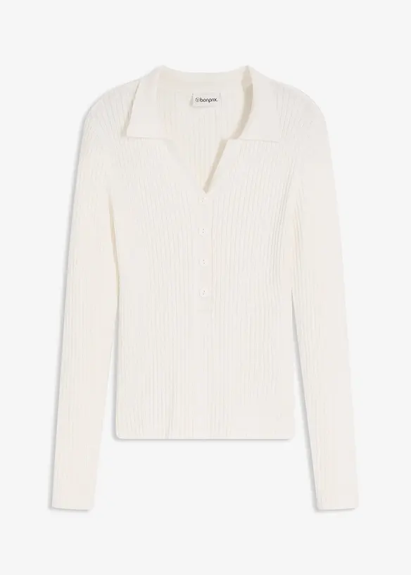 Maglione morbido in filato fine misto viscosa, bonprix