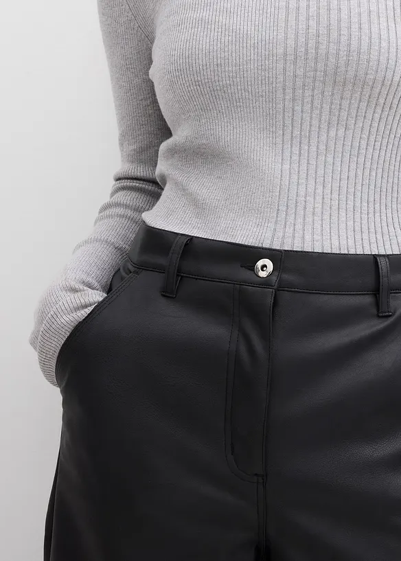 Pantaloni in similpelle, bonprix