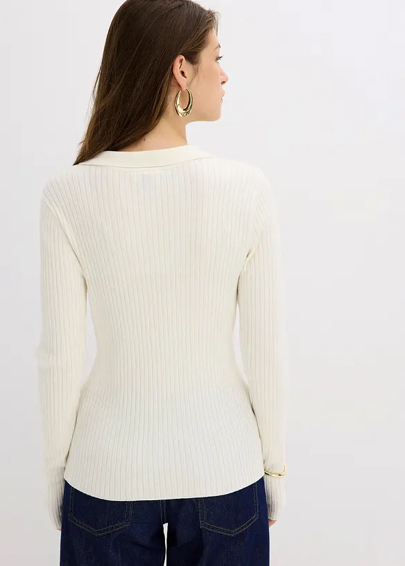 Maglione morbido in filato fine misto viscosa, bonprix