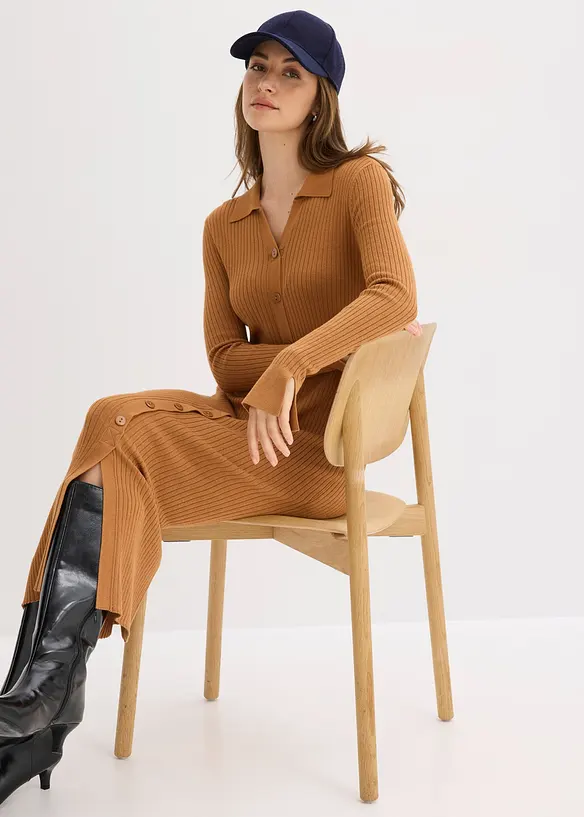 Abito in maglia di misto viscosa morbido, bonprix