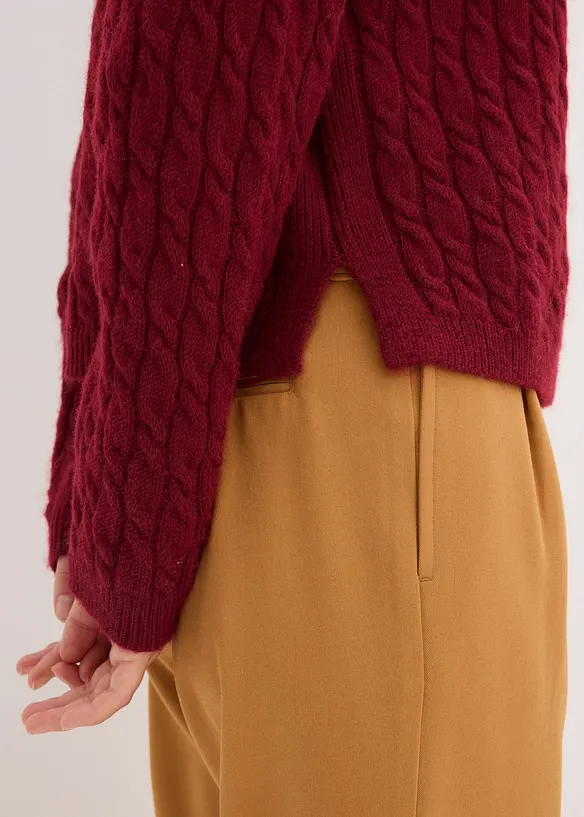 Maglione a trecce, bonprix