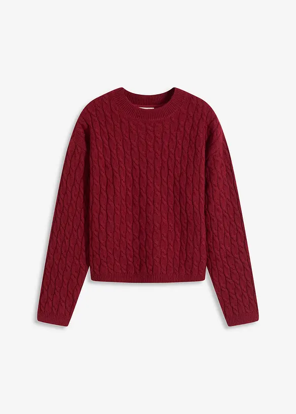 Maglione a trecce, bonprix