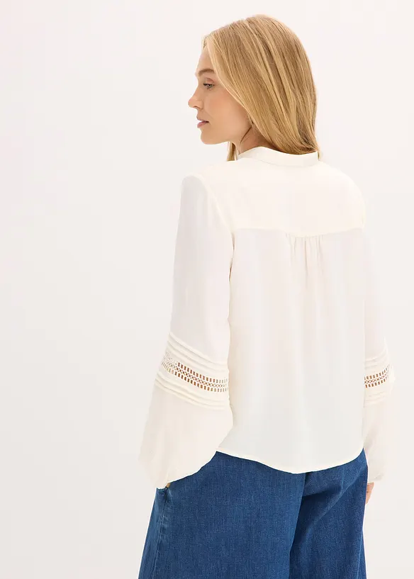 Blusa oversize con raffinati dettagli, bonprix