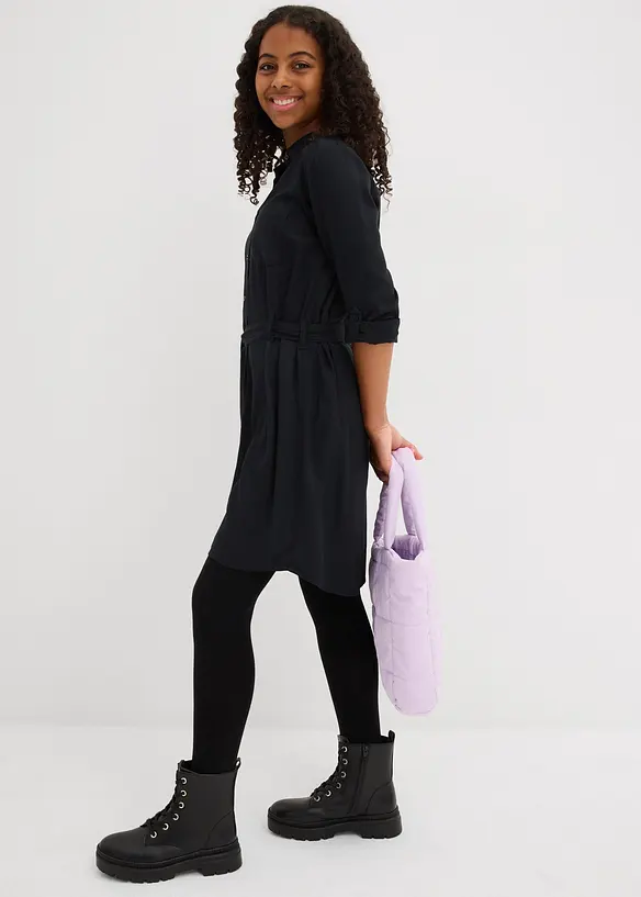 Abito chemisier in viscosa fluente, bonprix