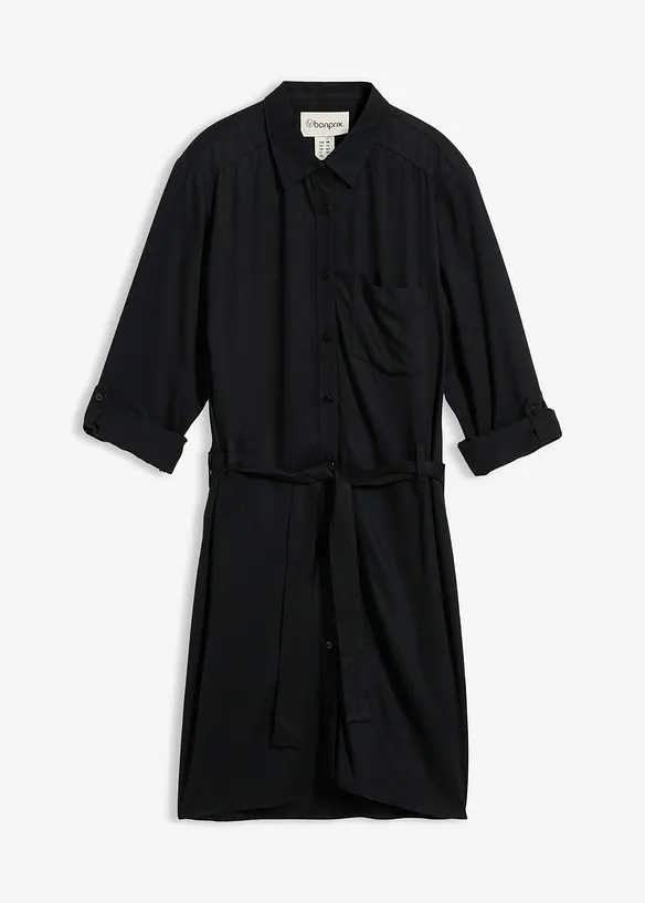 Abito chemisier in viscosa fluente, bonprix