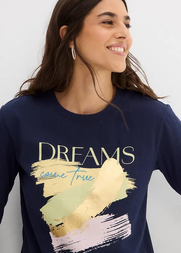 T-shirt in puro cotone biologico, bonprix
