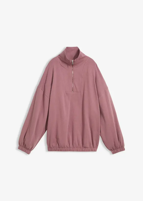 Felpa oversize in cotone biologico, bonprix