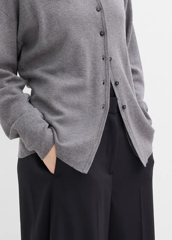 Cardigan sfiancato in misto viscosa, bonprix