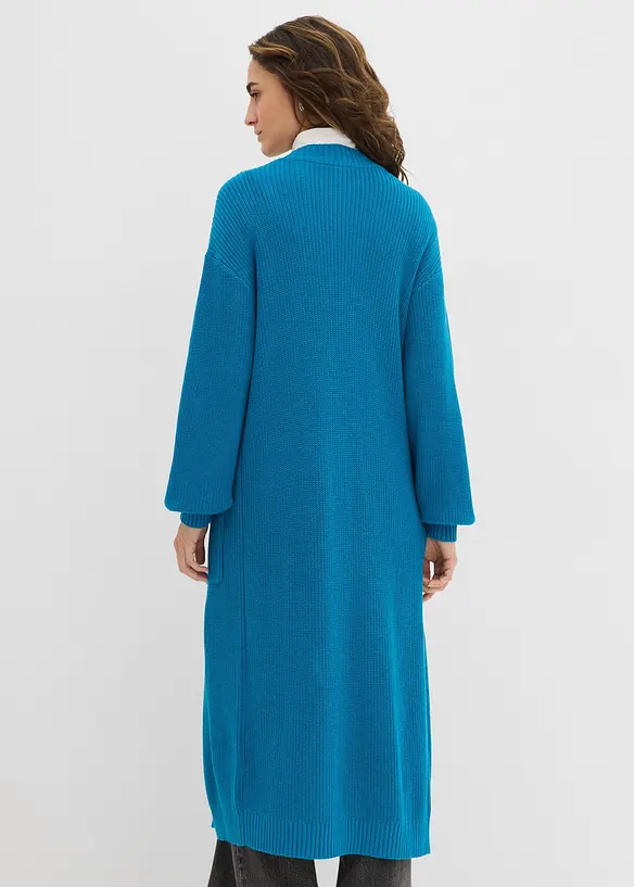 Cardigan lungo con spalle scese, bonprix