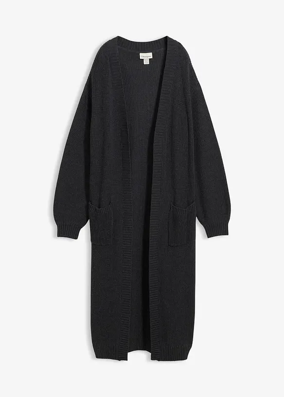Cardigan lungo con spalle scese, bonprix