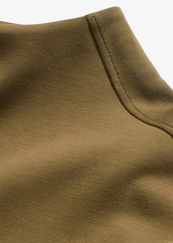 Felpa overzize effetto neoprene, bonprix