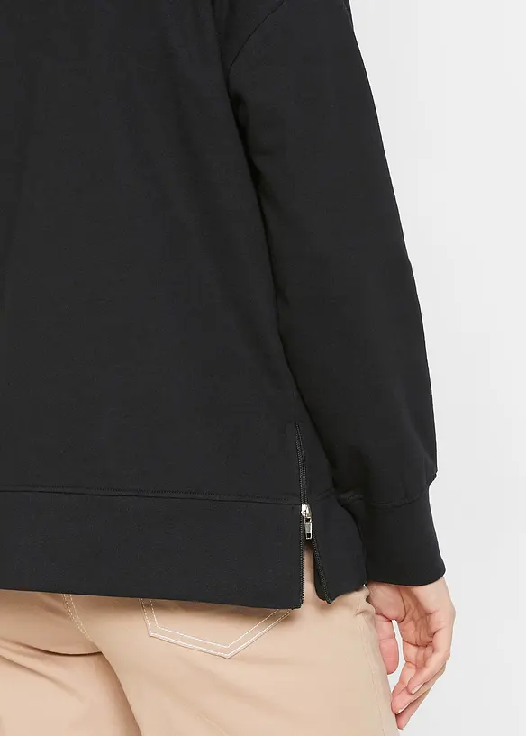 Felpa in misto cotone, bonprix