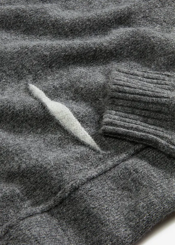 Abito in maglia a collo alto, bonprix