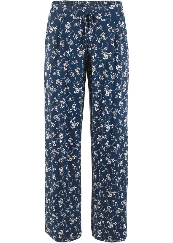Pantaloni a palazzo in misto viscosa, bonprix