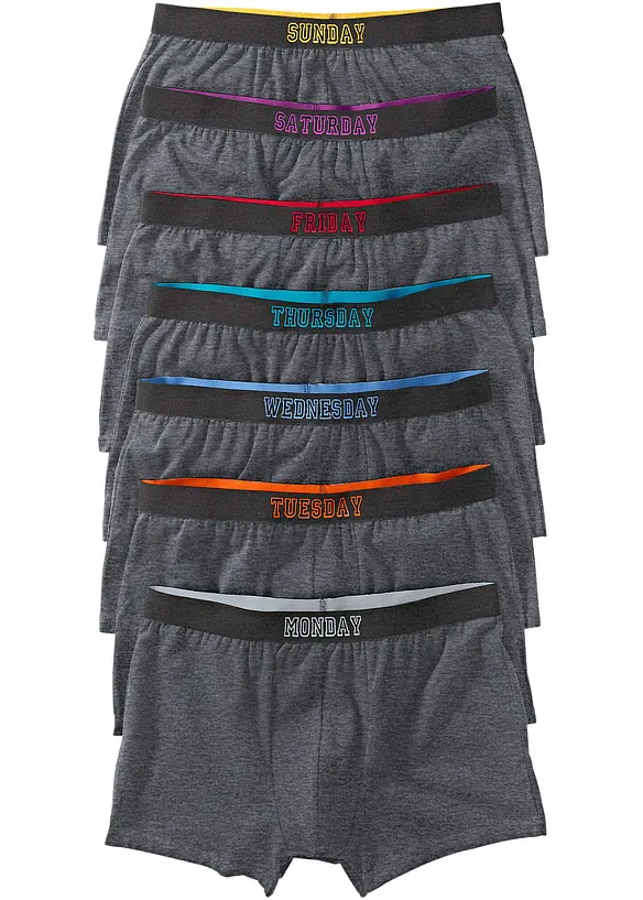 Boxer aderenti con cotone (pacco da 7), bonprix