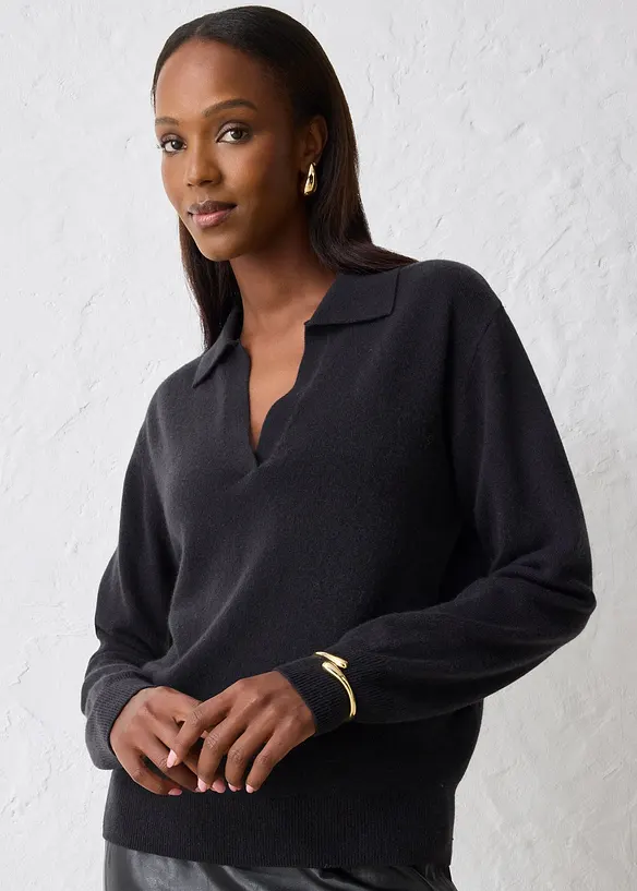 Maglione con Good Cashmere Standard®, bonprix