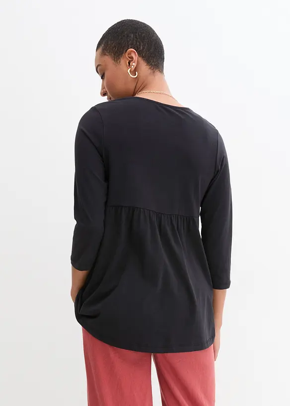 Maglia pr&eacute;maman / da allattamento in cotone biologico, bonprix