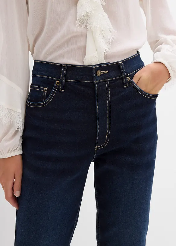 Jeans slim fit, vita alta, bonprix