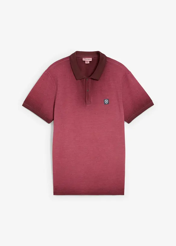 Polo in piquet effetto lavato, bonprix