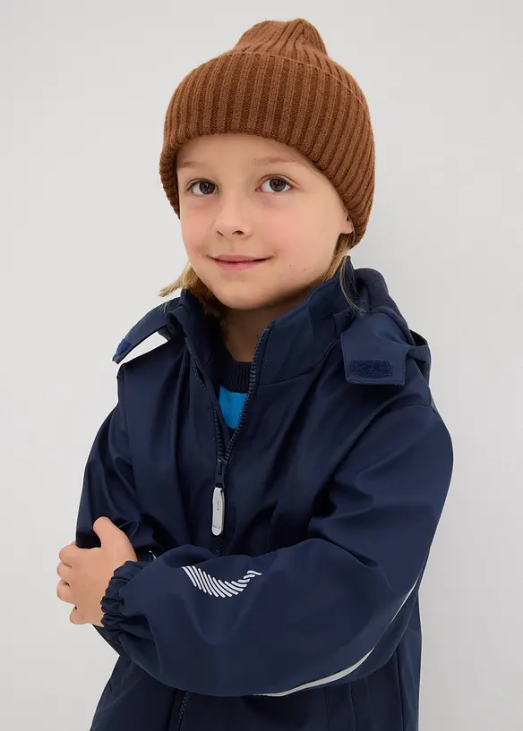 Giacca termica impermeabile con cappuccio, bonprix