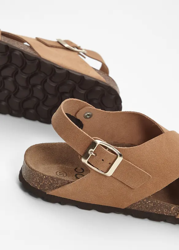 Sandali in pelle, bonprix