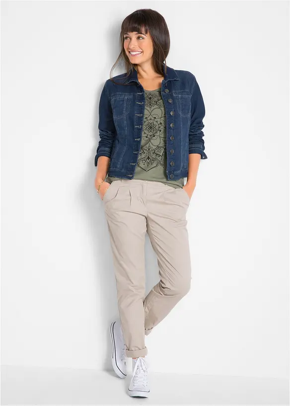 T-shirt in filato fiammato, bonprix