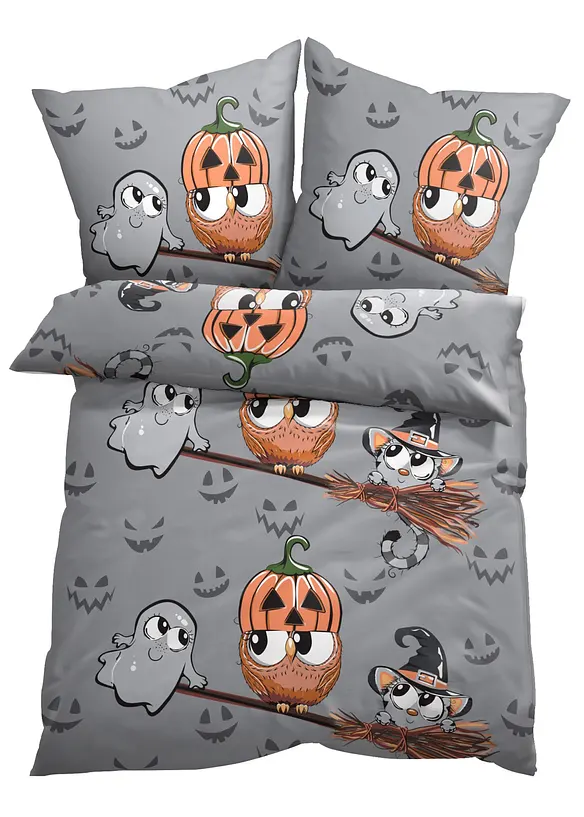 Biancheria da letto con gufi, bonprix