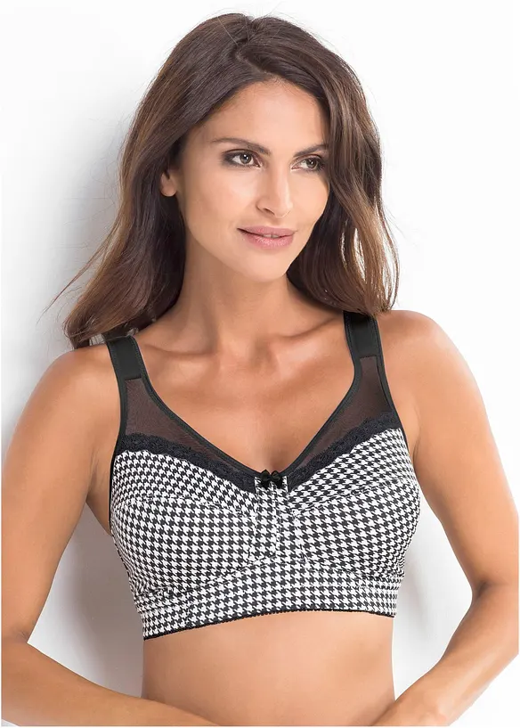 Reggiseno contenitivo senza ferretto con spalline imbottite, bonprix