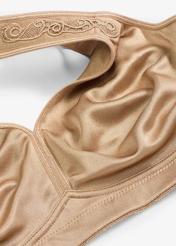 Reggiseno contenitivo senza ferretto con spalline imbottite, bonprix