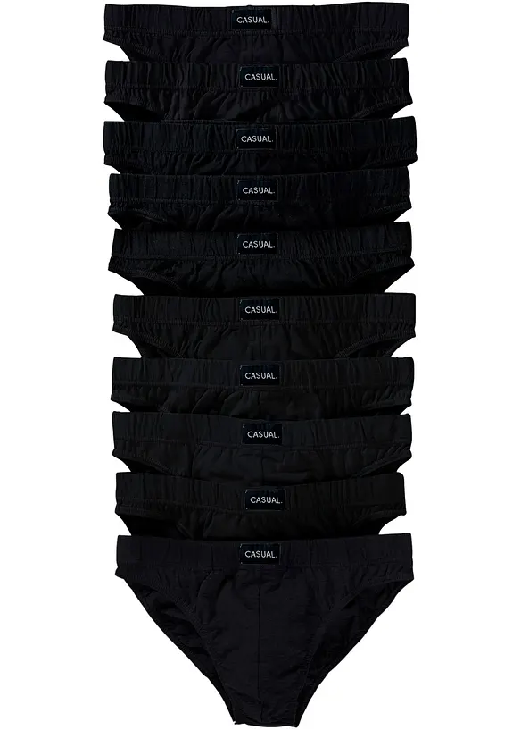 Slip con morbido cotone (pacco da 10), bonprix