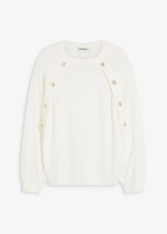 Maglione in filato fine misto viscosa, bonprix