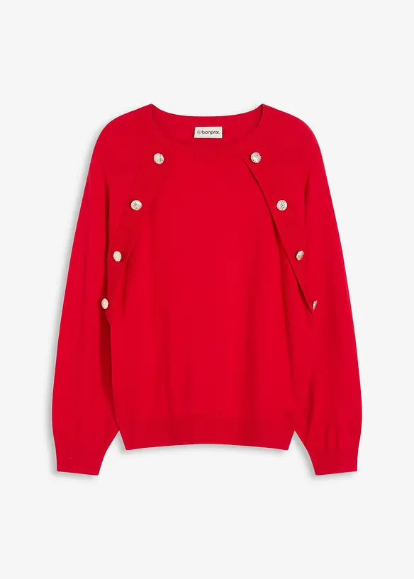 Maglione in filato fine misto viscosa, bonprix