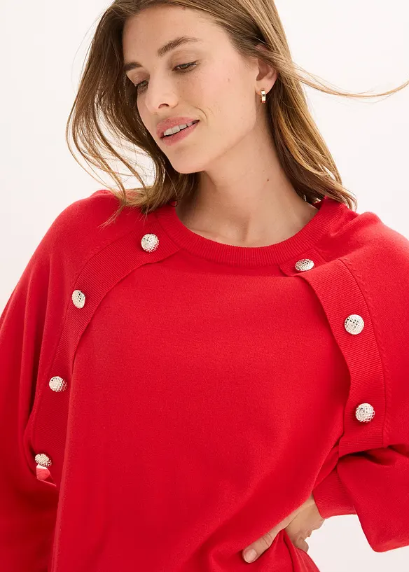 Maglione in filato fine misto viscosa, bonprix