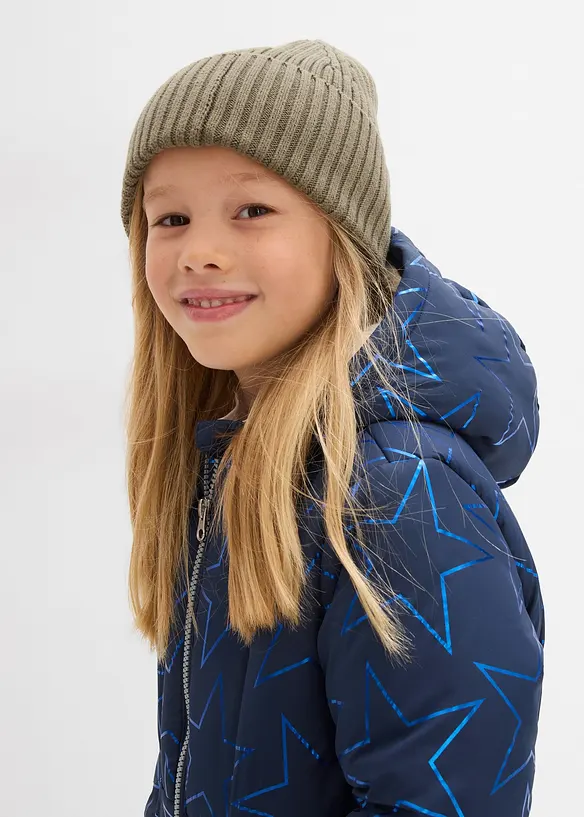 Giacca invernale idrorepellente con fodera teddy, bonprix