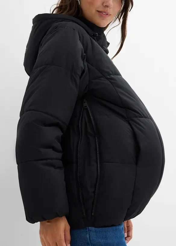 Giacca prémaman imbottita e idrorepellente 3 in 1 con inserto babywearing, bonprix