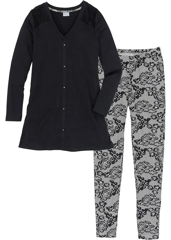 Pigiama con leggings, bonprix