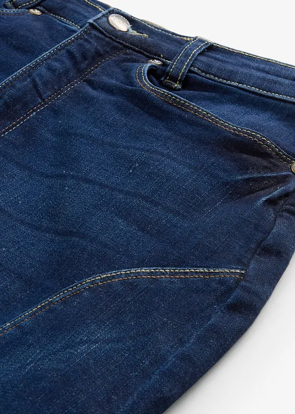 Gonna elasticizzata con cinta comfort a vita alta, bonprix